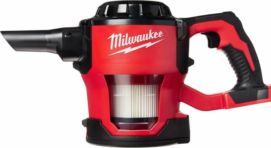 Milwaukee M18 0882-20 Cordless Handheld Vacuum - 40 CFM, Includes Hose Attachments & Accessories, No Battery (Power Tool Only)