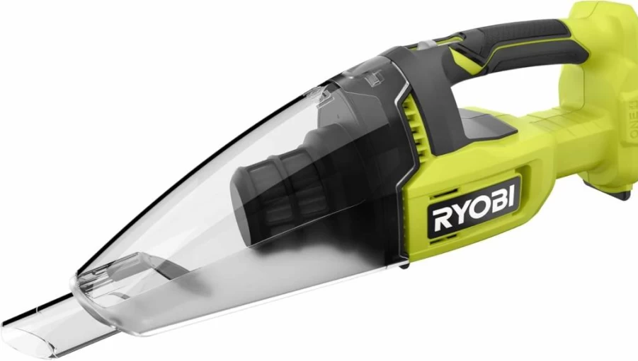 RYOBI R18V Cordless Handheld Vacuum Cleaner - 18V, 1100L/Min Suction, 60mL Dust Capacity, Body Only, Lightweight & Portable