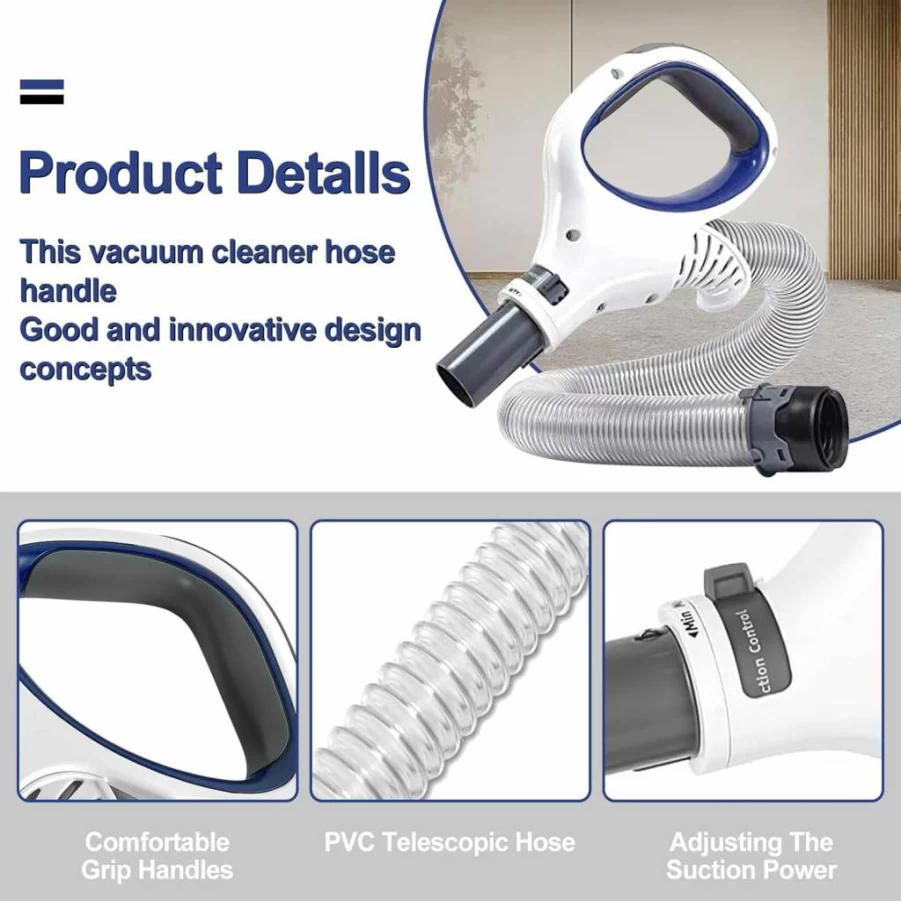 Rvanv Upgraded Vacuum Hose Handle Replacement for Shark Rotator NV500 NV501 NV502 NV503 NV504 NV505 NV510 NV552 UV560, Compatible with Shark Lift-Away Professional Models