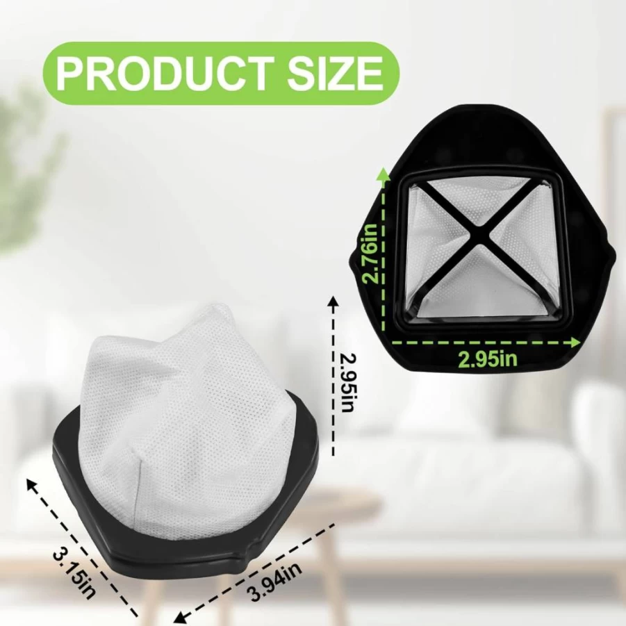 4 Pack LUXRILIX Replacement Dust Cup Filters Compatible with Shark SV75Z SV728N SV726N Cordless Vacuums - Model XF769 XSB726N