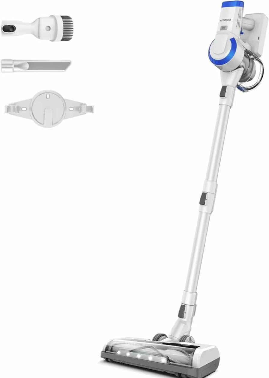 Tineco A10 Cordless Stick Vacuum Cleaner - Lightweight, Quiet, LED Headlights, Powerful Suction for Hard Floors & Carpets, Includes Attachments & Wall Mount Dock