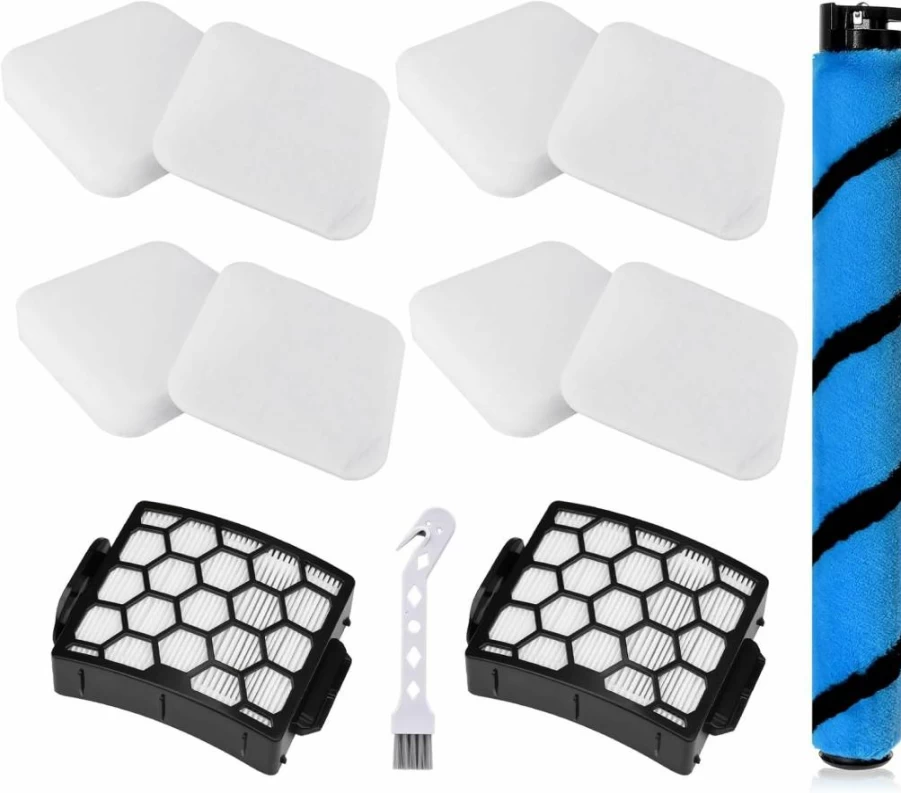 Estelife La500 La502 Vacuum Brush Roller Filter Replacement Compatible with Shark Lift-Away Adv Duoclean Powerfins Upright Vacuum Models XHF320 XFFK320 1483FC200