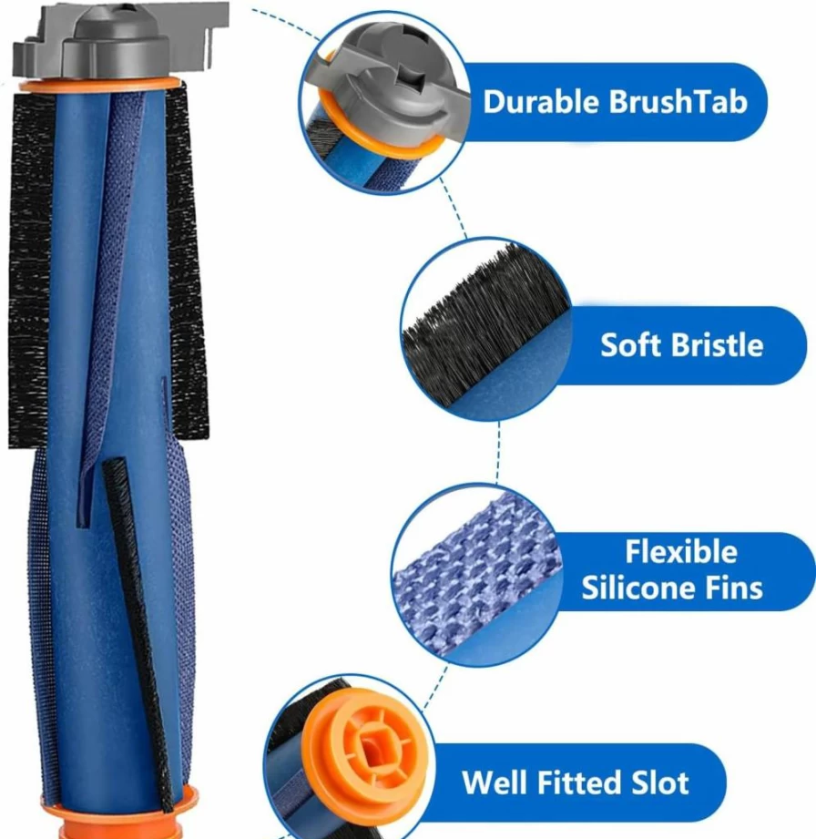 ZXHUANGOH Main Brush Replacement Compatible with Shark AI Robot Vacuum AV2501S, AV2501AE, AV2511AE, RV2502AE, AV2610WA, RV2610WD, AV2510AOUS, RV2520AOUS, Shark Matrix AV2310AE, RV2300, RV2310, RV2310AE - Robotic Vacuum Cleaner Parts