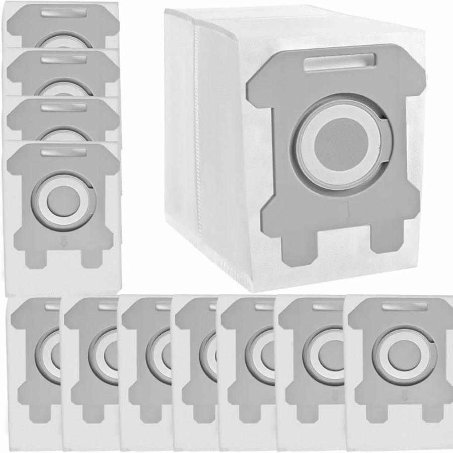 12 Pack NautDuty Dust Bin Bags for Robotic Vacuum Cleaner - Compatible with iRobot i3/i7/i8, J7, S9 Series & More - Automatic Dirt Disposal Trash Bags