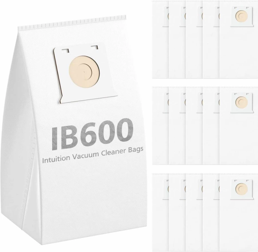 16Pack ISINLIVE HEPA Vacuum Bags Compatible with Kenmore Intuition BU4022 BU4020 BU4018 BU4050 BU3040 - Premium Filtration Replacement Bags for Upright Vacuums