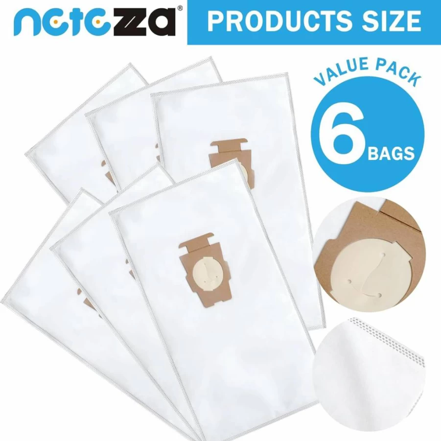 15Pack Netezza Vacuum Bags Compatible With Kirby G, Sentria, Avalir Series - Model 204814, 205811, 204811 Style F Replacement