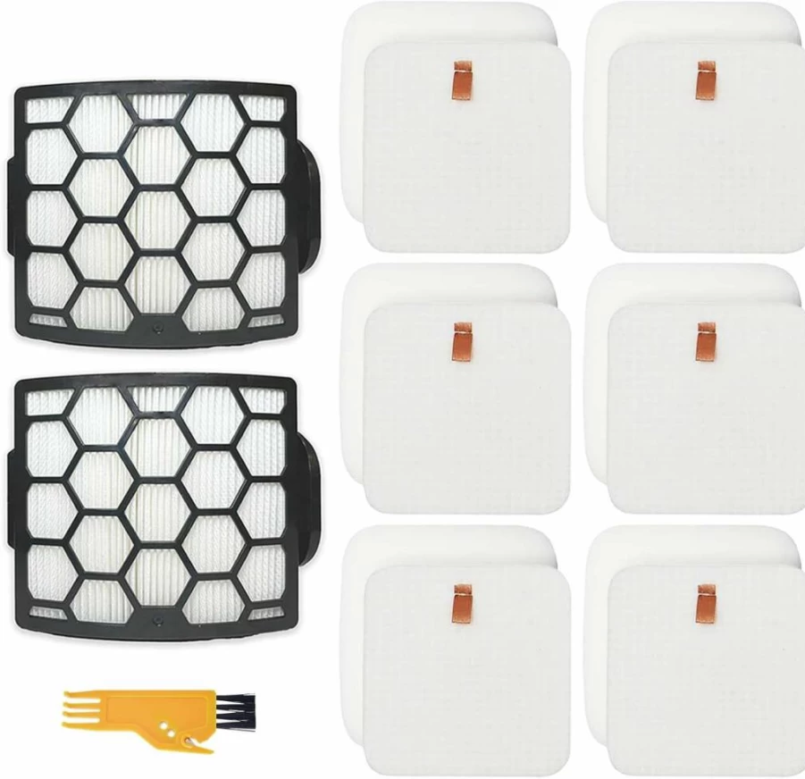 ADDFRESH UV900 HEPA Filter Replacement Compatible with Shark UV850 UV900 LA492 LA490 UV900CCO Lift-Away Vacuum - Replaces XHF320 & XFFK602UKT