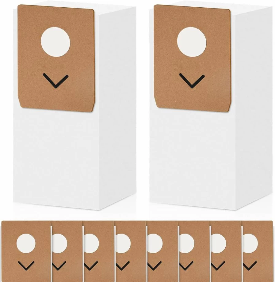 10 Pack AnDongo 3L Replacement Dust Bags for Eureka Stylus Elite NEC490BL Cordless Stick Vacuum Cleaner