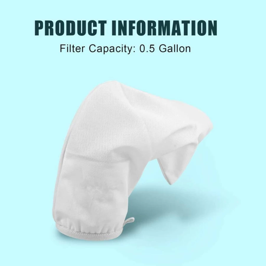 TOYMIS Reusable Pool Vacuum Filter Bag - Fine Mesh Nylon Replacement for Aiper Handheld Pool Cleaners, Swimming Pool Leaf Collector Accessory