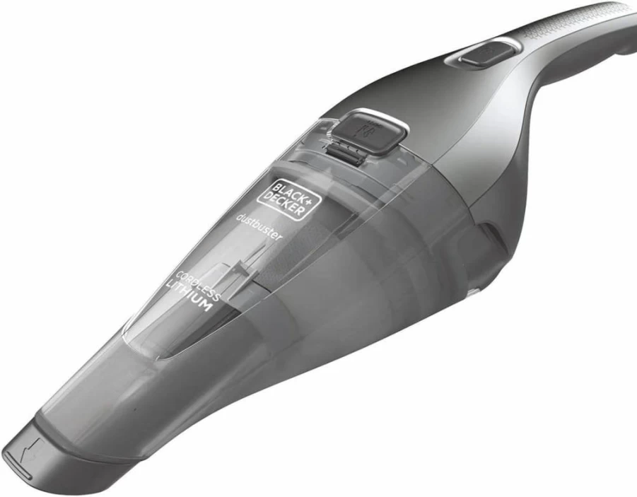 BLACK+DECKER HNVC220BCZ01 Cordless Handheld Vacuum, 8V Lightweight Hand Vac with Crevice Tool & Washable Filter for Quick Cleanup