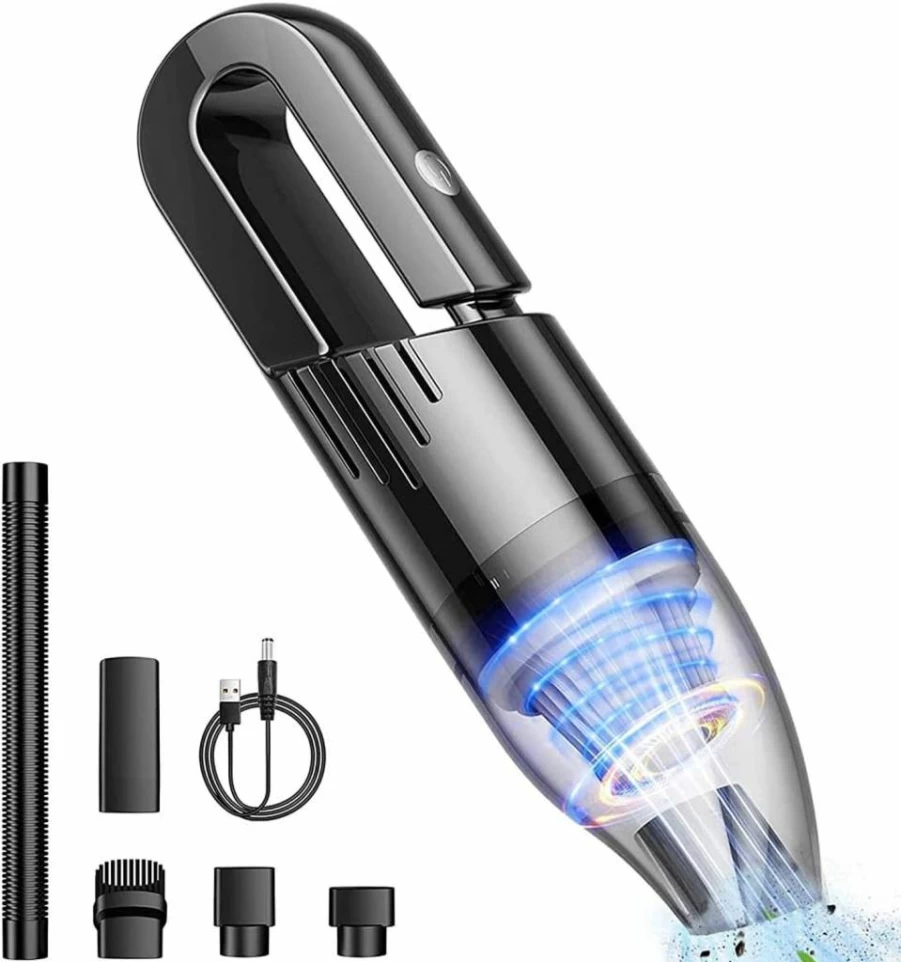 LIPUWS Cordless Handheld Vacuum Cleaner - Mini Portable Rechargeable Dust Buster for Car, Home, Office, and Travel Cleaning