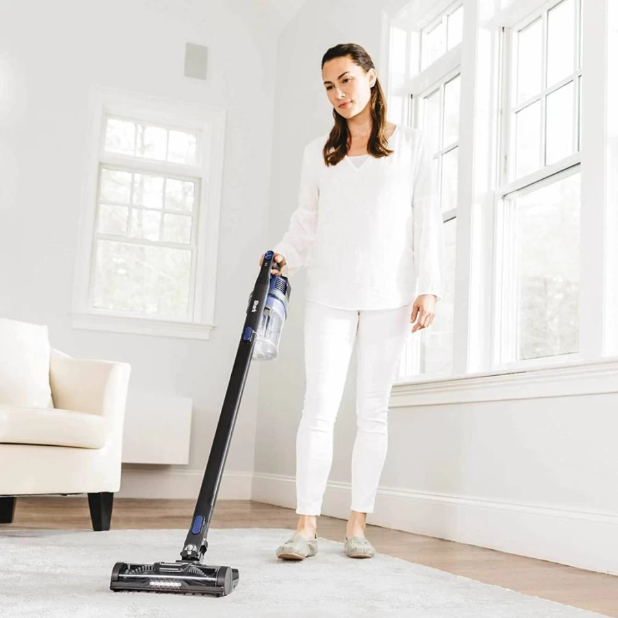 Ninja Cordless Stick Vacuum Cleaner - Lightweight 7.5 Lbs, Blue Iris, Duoclean Technology (Renewed)