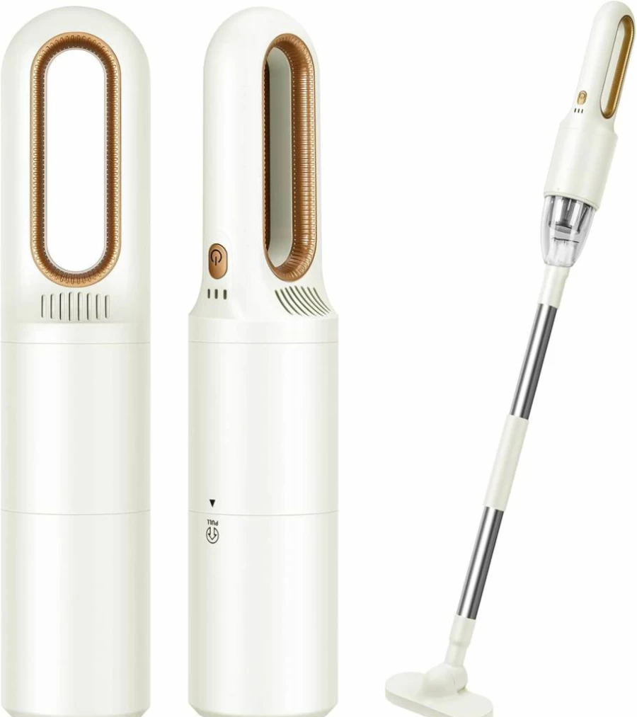 VANKICO 2-in-1 Cordless Handheld Vacuum Cleaner - USB Rechargeable, Portable for Car, Pet Hair, Hardwood Floors, Carpets, Home & Office Cleaning