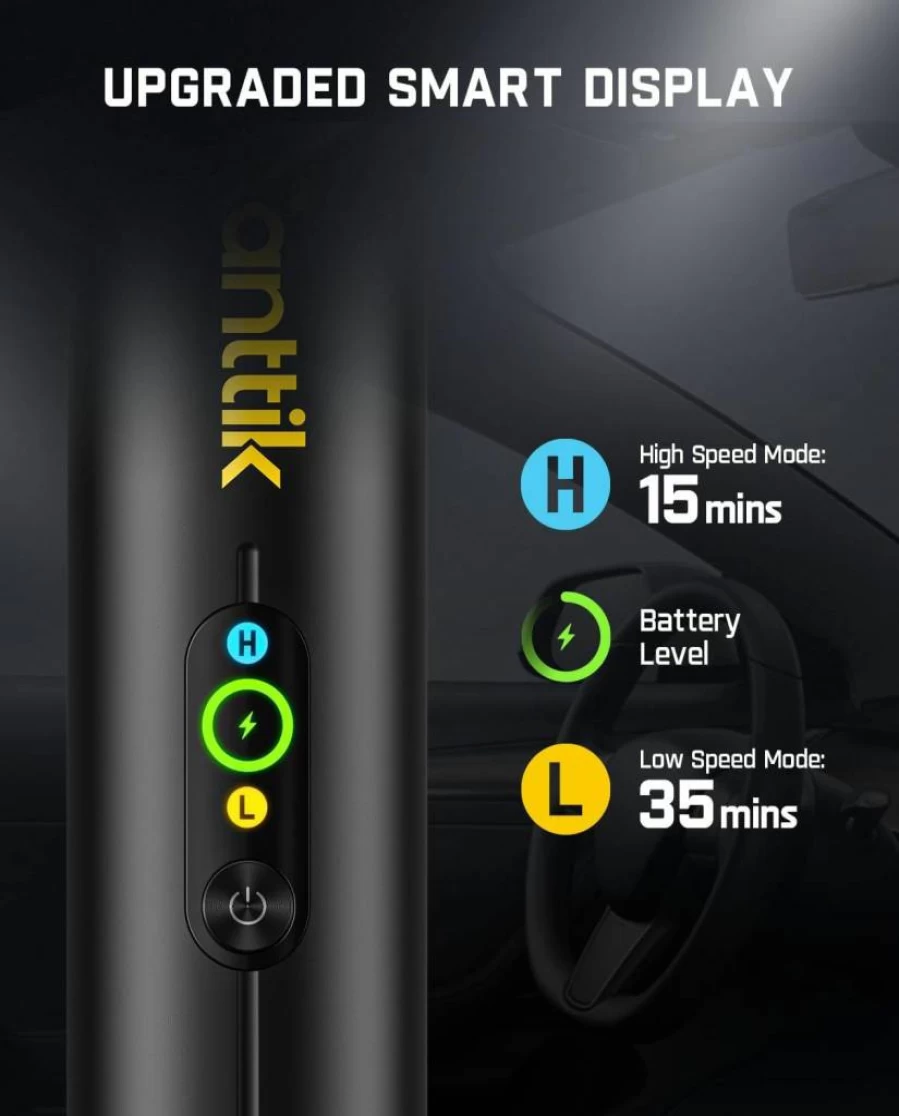 Fanttik Slim V10 Mate Cordless Car Vacuum Cleaner, 4-in-1 Handheld Vacuum with 17000Pa Strong Suction, Smart Display, 2 Modes for Car, Home, Office, Keyboard Cleaning