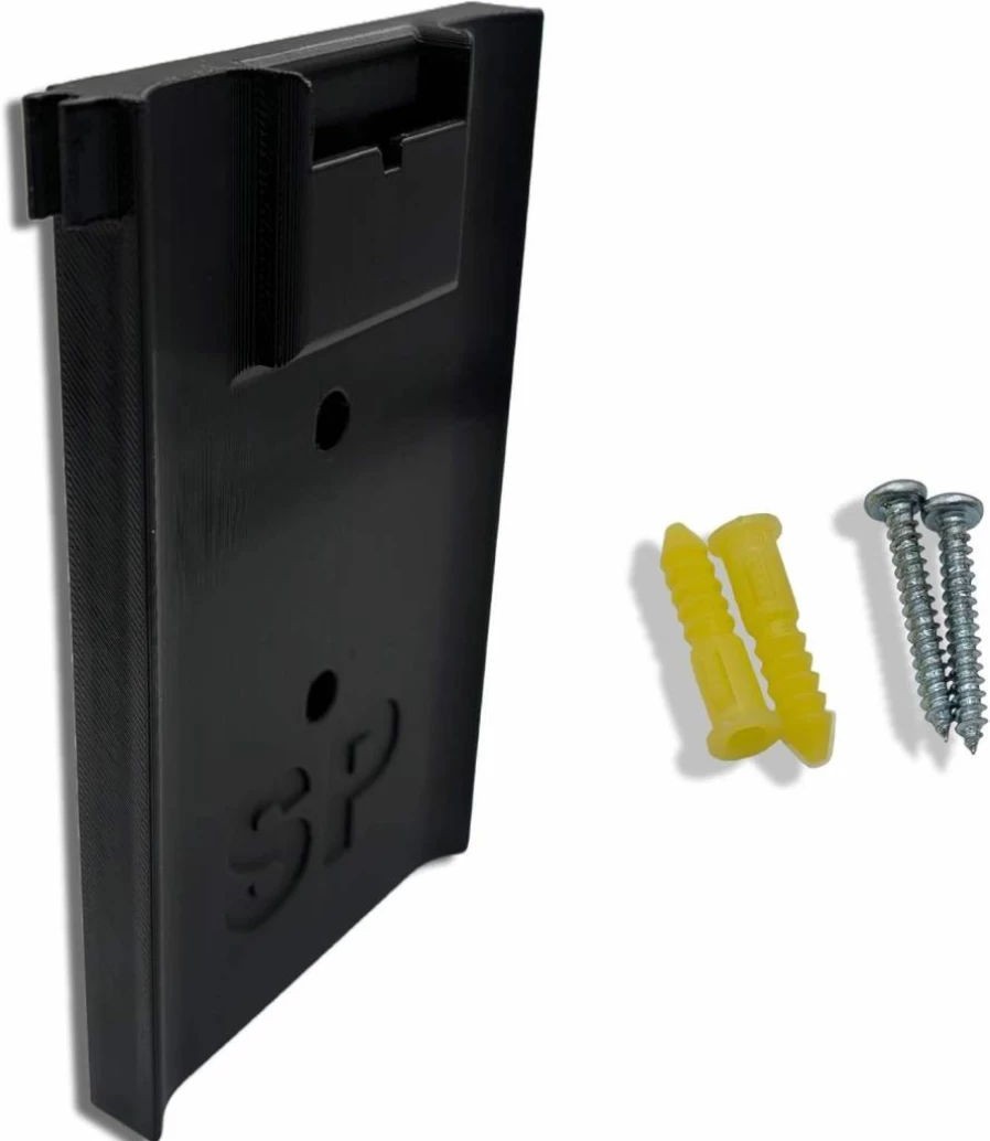 3D-Printed Wall Mount Holder for Shark IX141, IZ340H, IZ361H, IZ362H, IZ363HT, UZ365H Cordless Vacuums with Cable Clip – Space-Saving & Easy Installation