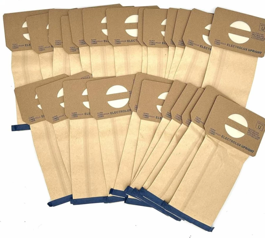 Merchandise Mecca Replacement U Bags for Electrolux Type U Upright Vacuums - 24 Pack