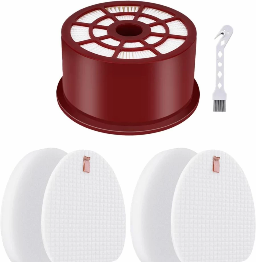 Attemart HEPA Replacement Filter Kit for Shark NV400 NV401 NV402 NVC400C NV410 - 1 HEPA + 2 Foam & Felt Filters - Compatible with XFF400 & XHF400 Parts