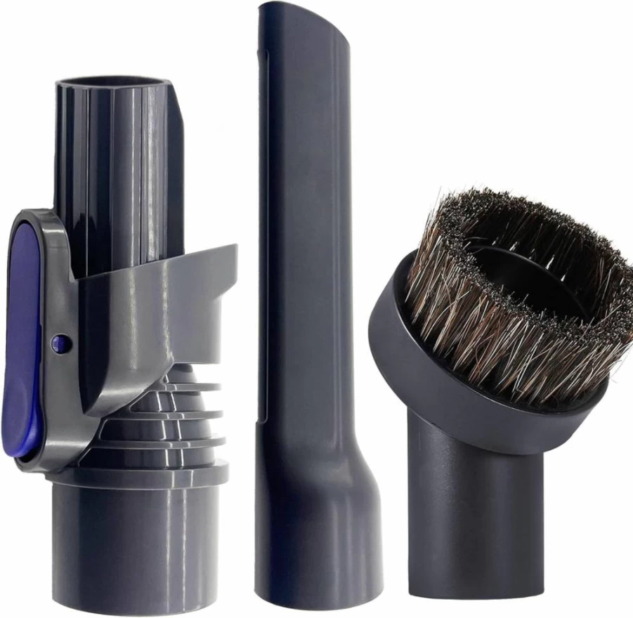 Rjnlsc 1.25" Horse Hair Brush & Crevice Tool Adapter for Shark IZ140-IZ483H, IX140-IX142 Cordless Stick Vacuum Cleaner Accessories