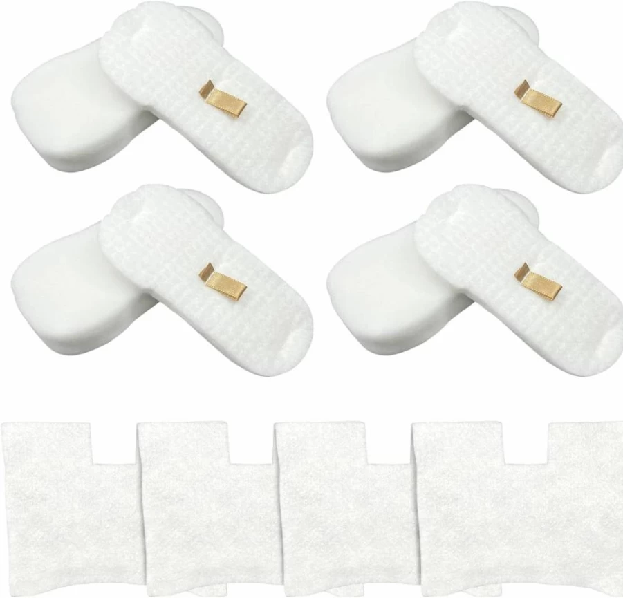 Syxtidy 4-Pack Foam & Felt Filters Replacement Compatible with Shark UV850 UV900 DuoClean Lift-Away Upright Vacuum, Fits Part #XFFK602UKT