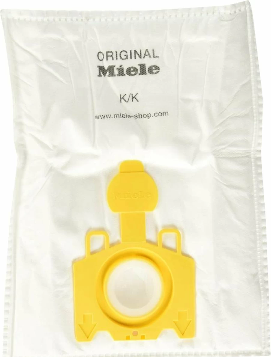 Miele Airclean 3D KK Vacuum Cleaner Bags - Genuine OEM Replacement Bags for Miele Vacuums, High Filtration Dust Bags, 4-Pack