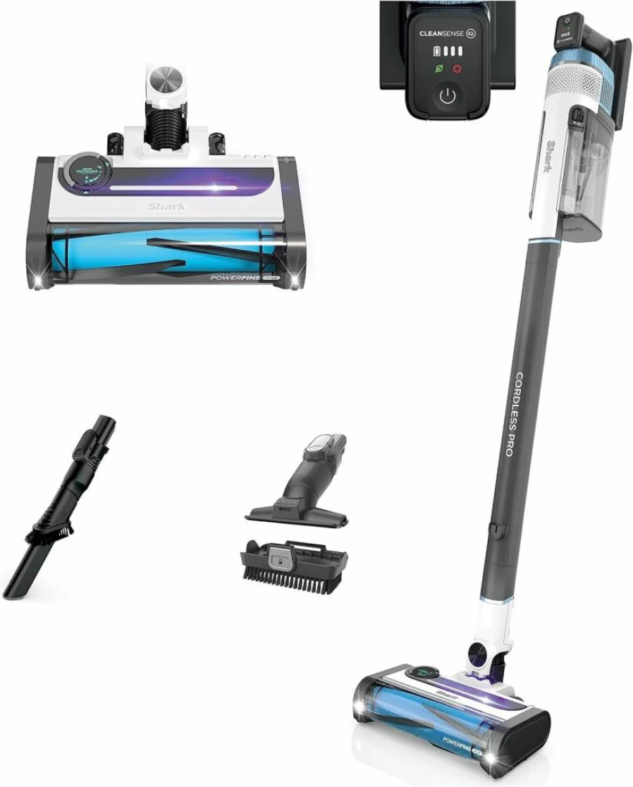 Shark Iz562H Renewed Pro Cordless Vacuum Cleaner with Clean Sense IQ, Odor Neutralizer, and Advanced Filtration System