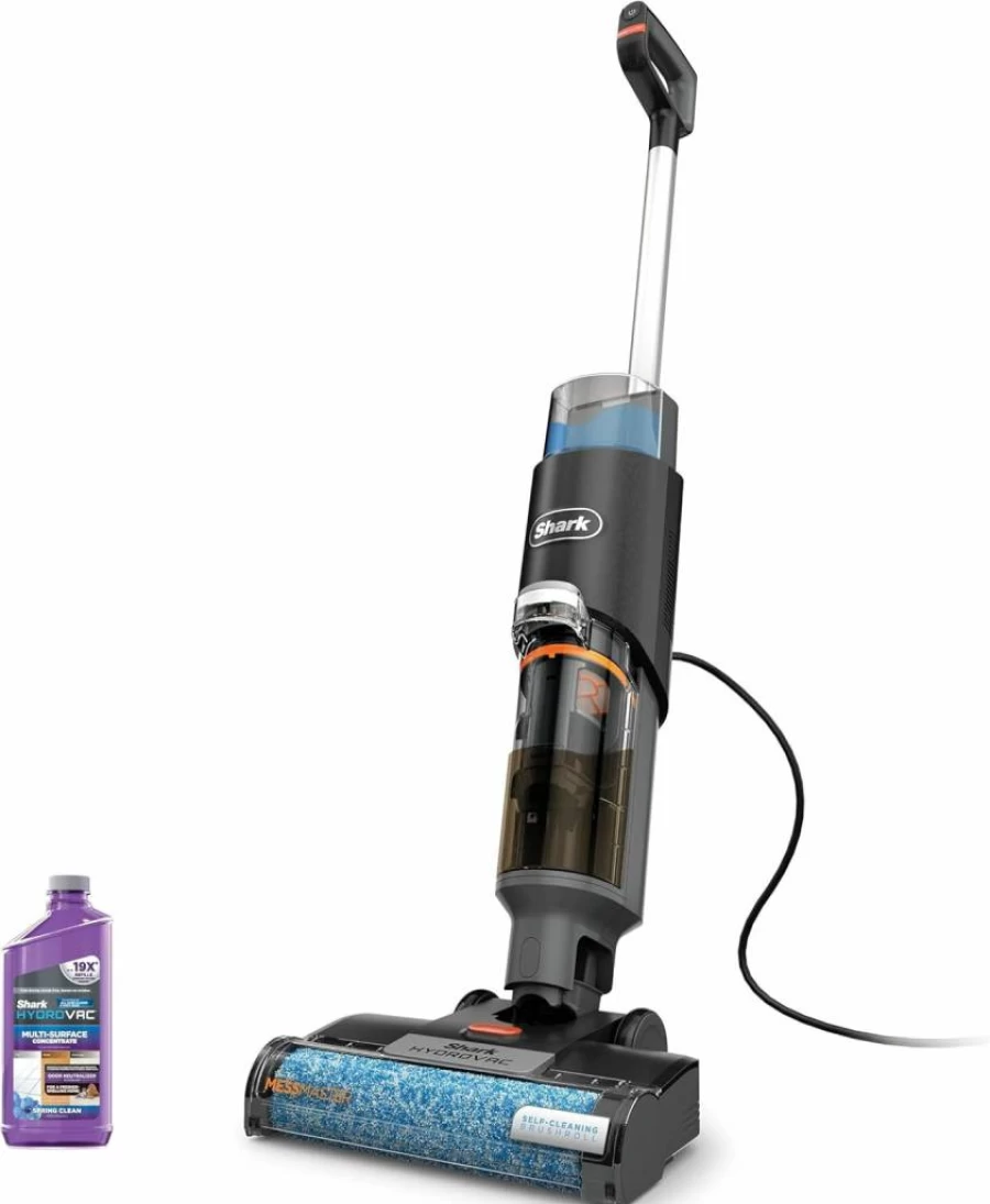Shark WD160 HydroVac 3-in-1 Cordless Vacuum and Mop with Self-Cleaning, for Hardwood Floors, Tile, Marble & Area Rugs (Renewed)