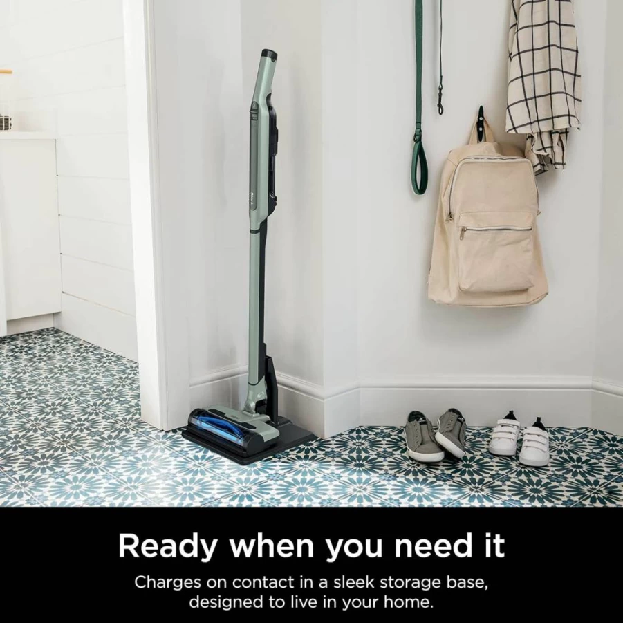 Shark WS642AE Cordless Stick Vacuum with HEPA Self-Empty Base, PowerFins Brushroll & Pet Tool - Lightweight Powerful Wandvac for Allergen-Free Cleaning