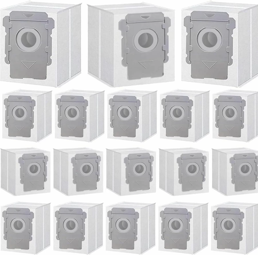 20 Pack MalhSlix Vacuum Bags for iRobot Roomba i7/i7+ i3/i3+ i8/i8+ j7/j7+ s9/s9+ - Compatible Automatic Dirt Disposal Replacement Bags