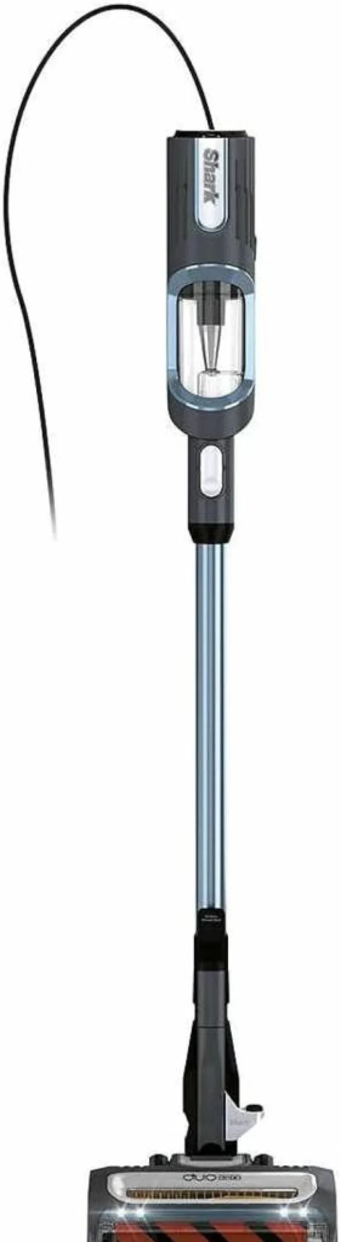 SHARK UV580 Ultralight Corded Stick Vacuum with DuoClean Technology, Self-Cleaning Brushroll, Removable Handheld, Blue (Renewed)