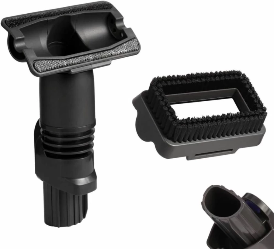 QINAN Rotatable Vacuum Dusting Brush Replacement Compatible with Shark IX141, IZ462H, IZ483H, IZ363HT, IZ361H, IZ163H, IZ362H - D-Shaped Cordless Stick Vacuum Attachments
