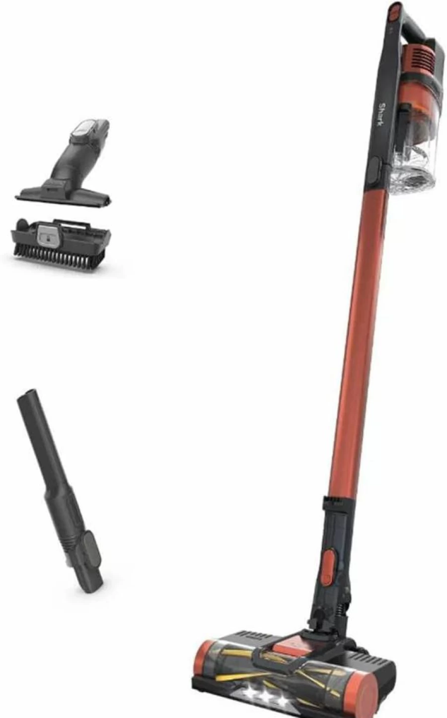 Shark IZ142 Impact Pet Pro Cordless Vacuum Cleaner with Zero-M Technology, Orange (Renewed) - CRTSRKIZ142RB