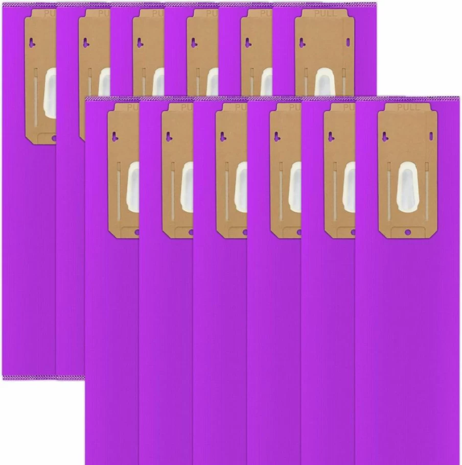 Pullity 6 Pack HEPA Type C Vacuum Cleaner Bags - Compatible with Oreck Elevate X3, X5, XL7, XL21, 2000, 3000, 4000, 8000, 9000 Series - Replaces CCPK8, AK1CC6A - Upright Vacuum Replacement Bags