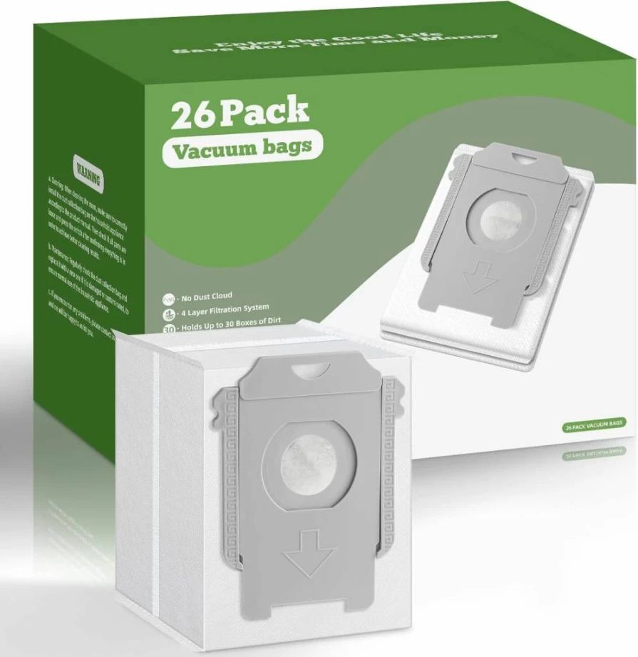 VBN 18 Pack Compatible with iRobot Roomba i7+, i8+, j7+, s9+ Auto Empty Dust Bags for Clean Base Automatic Dirt Disposal Replacement Parts