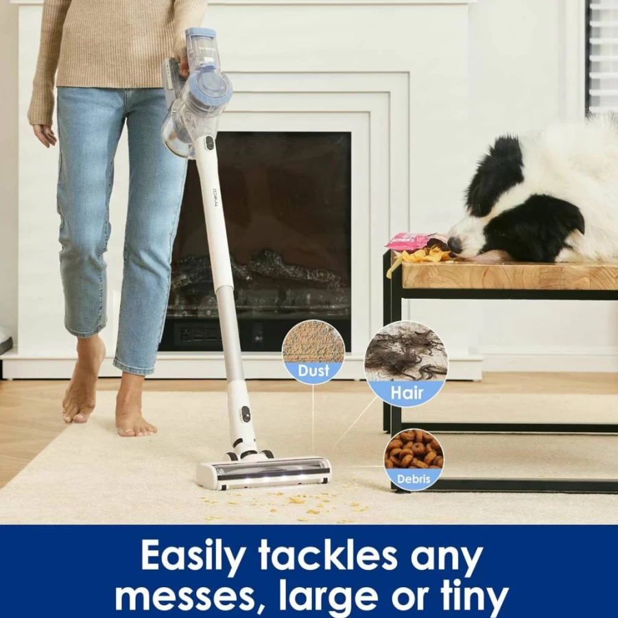 Tineco A11 Pet Cordless Stick Vacuum Cleaner - Lightweight, Powerful, Zerotangle Brush for Hard Floors, Carpets, and Pet Hair