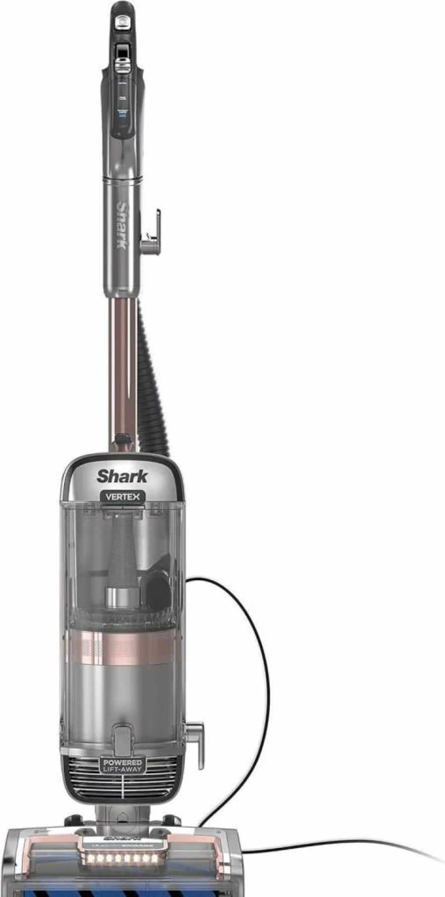 Shark Vertex DuoClean PowerFins Upright Vacuum with Powered Lift-Away, Self-Cleaning Brushroll, HEPA Filter, 1 Quart Capacity, Rose Gold (Renewed)